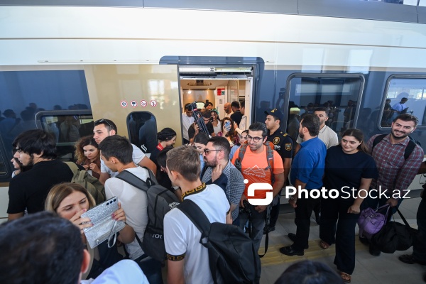 Bakı-Ağdam sərnişin qatarı təyinat məntəqəsinə çatıb
