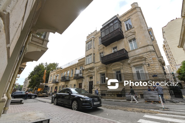 Bakının mərkəzində davam edən geniş abadlıq və quruculuq işləri