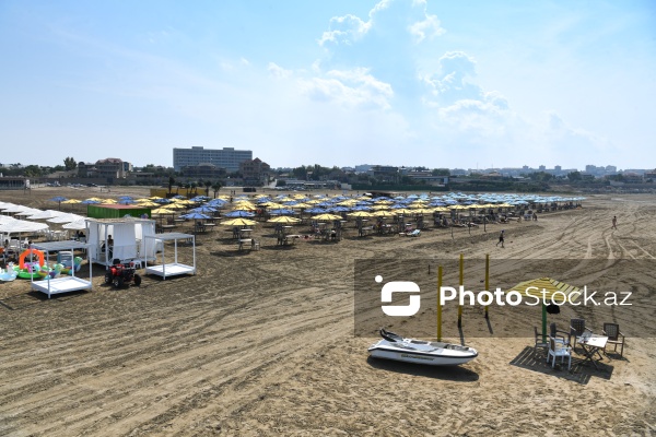 Buzovna və Şıx çimərliklərində yay mövsümünə hazırlıq