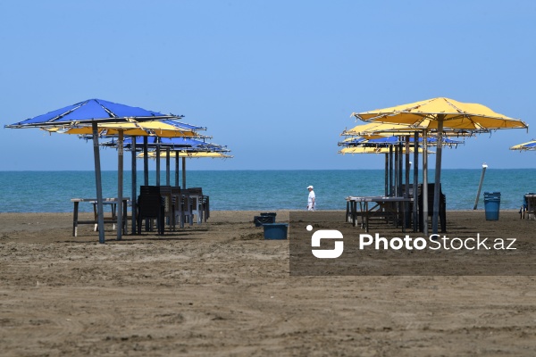 Buzovna və Şıx çimərliklərində yay mövsümünə hazırlıq