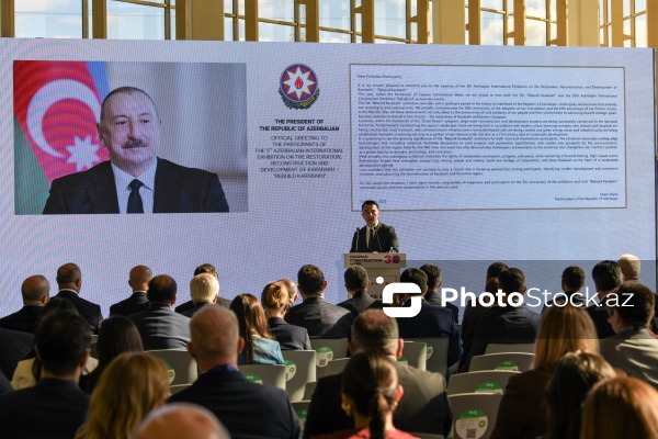 Bakı Ekspo Mərkəzində keçirilən "Rebuild Karabakh-2025" sərgisi