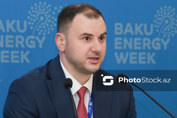 Emin Sevdimalıyev - Bakı Enerji Həftəsi və "TransLogistika Caspian" sərgisinə həsr olunmuş mətbuat konfransında