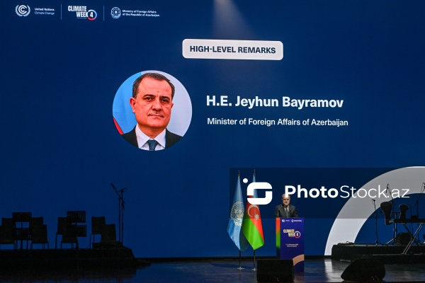 Ceyhun Bayramov - Bakı Konqres Mərkəzində keçirilən IV İqlim Həftəsinin üçüncü günündə