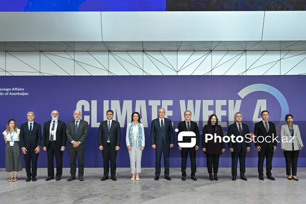 Bakı Konqres Mərkəzində keçirilən IV İqlim Həftəsinin üçüncü günü