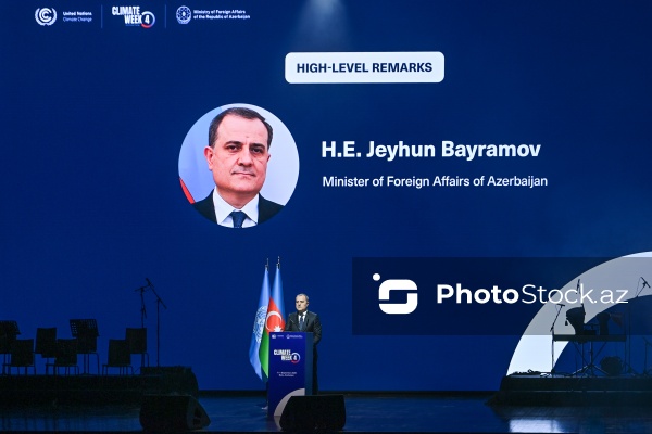 Ceyhun Bayramov - Bakı Konqres Mərkəzində keçirilən IV İqlim Həftəsinin üçüncü günündə