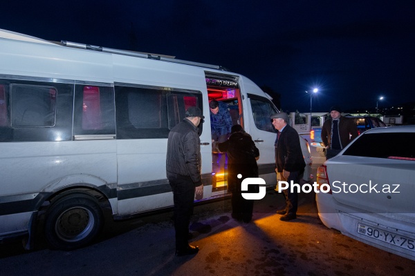 Xankəndi şəhərinə ilk köç karvanı yola salınıb