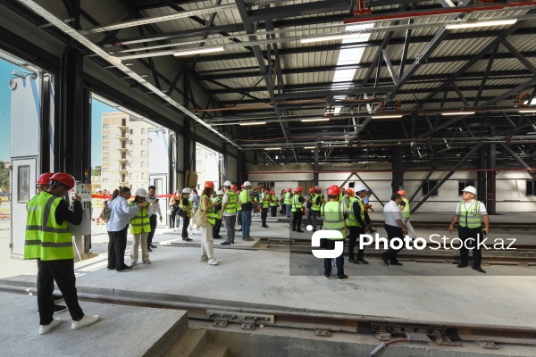 "Bakı Metropoliteni" QSC-nin "Dərnəgül" elektrik deposuna təşkil edilən media-tur