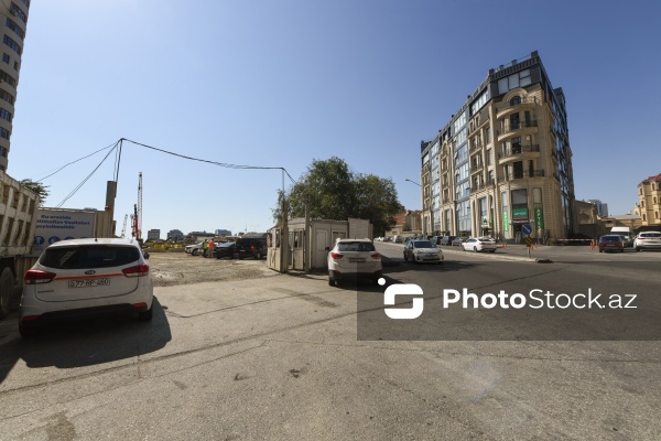 "Bakı Metropoliteni"nin "B-04" stansiyasında davam edən tikinti işləri