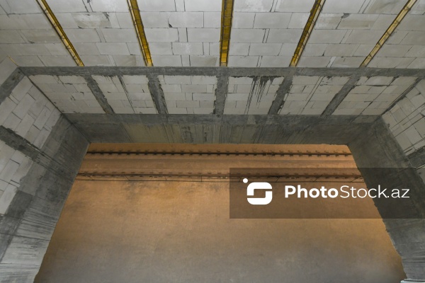 "Bakı Metropoliteni"nin "B-04" stansiyasında davam edən tikinti işləri