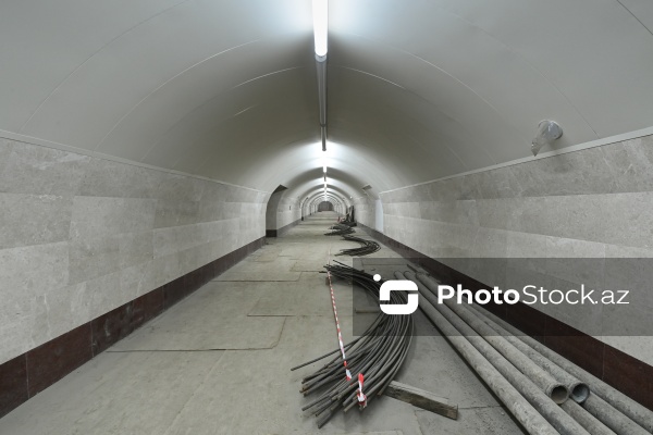 Bakı metrosunda xətlərin ayrılması layihəsi çərçivəsində 200 metrlik tunelin inşasına hazırlıq işləri