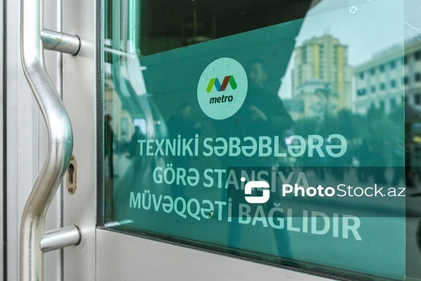 Bakı metrosunun bütün stansiyalarına giriş bağlanıb
