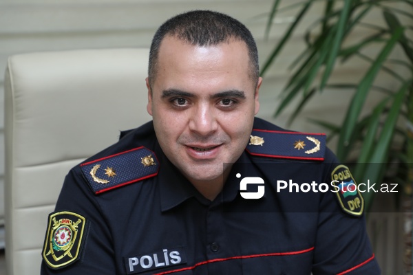 Bakı Şəhər Dövlət Yol Polisi İdarəsinin baş inspektoru, polis mayoru Araz Əsgərli