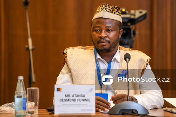 Atanqa Desmond Funvi - "Belçika müstəmləkəçiliyi: Tanınma və Məsuliyyət" konfransında