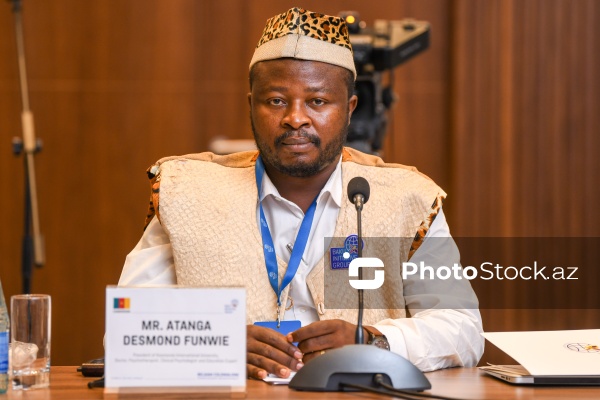Atanqa Desmond Funvi - "Belçika müstəmləkəçiliyi: Tanınma və Məsuliyyət" konfransında