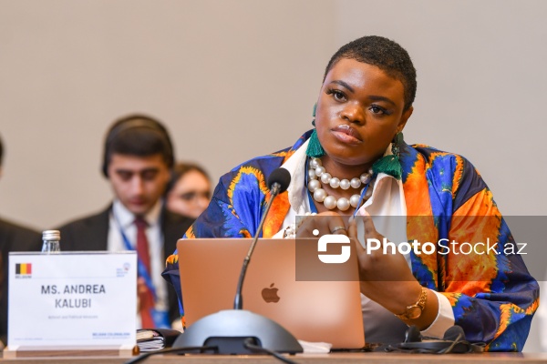 Andrea Kalubi - "Belçika müstəmləkəçiliyi: Tanınma və Məsuliyyət" konfransında