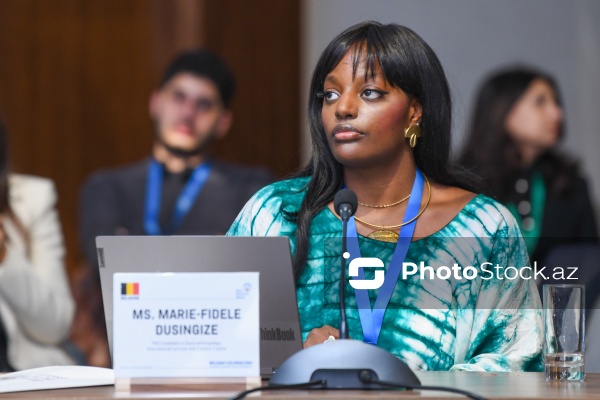 Mari Fidel Dusingize - "Belçika Müstəmləkəçiliyi: Tanınma və Məsuliyyət" konfransında