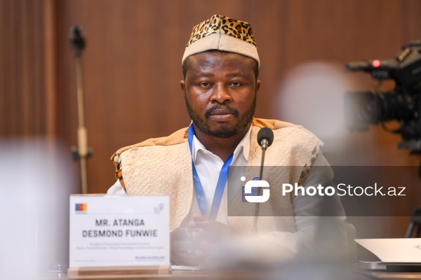 Atanqa Desmond Funvi - "Belçika müstəmləkəçiliyi: Tanınma və Məsuliyyət" konfransında