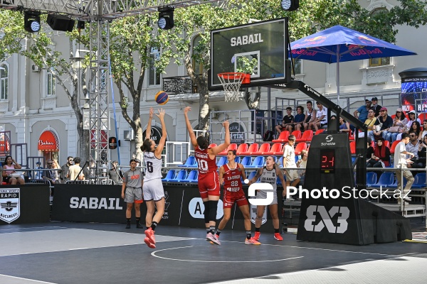 Bakıda keçirilən 3x3 basketbol üzrə Dünya Qadın Seriyasının Səbail mərhələsi