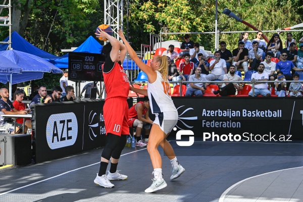 Bakıda keçirilən 3x3 basketbol üzrə Dünya Qadın Seriyasının Səbail mərhələsi