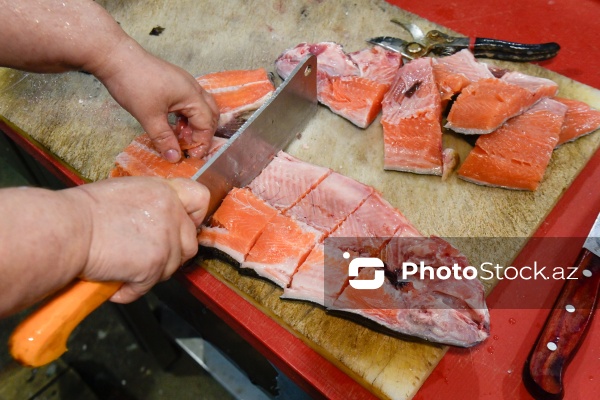 Bakıda keçirilən balıq yarmarkası