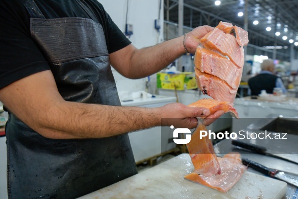 Bakıda keçirilən balıq yarmarkası