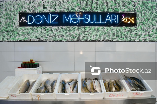 Bakıda keçirilən balıq yarmarkası