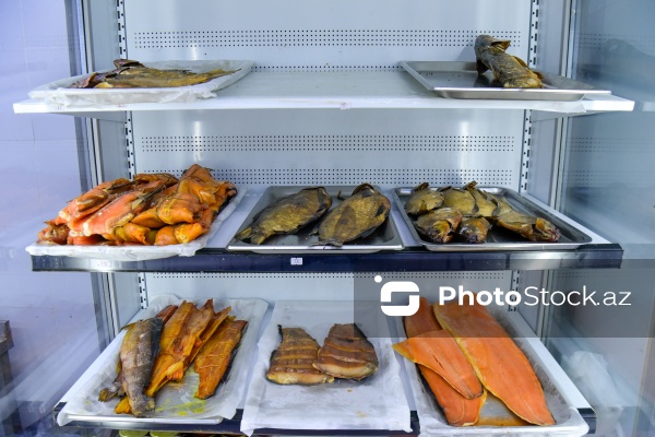 Bakıda keçirilən balıq yarmarkası