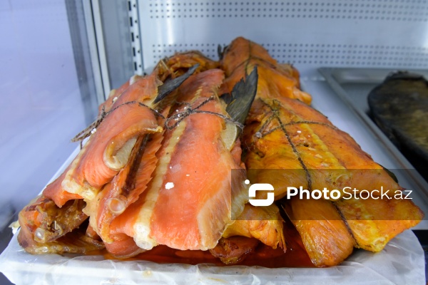 Bakıda keçirilən balıq yarmarkası