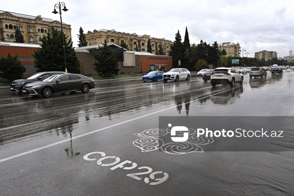 Bakıda COP29-la bağlı salınan nəqliyyat zolaqları