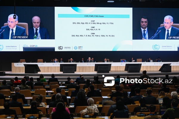 Bakıda  keçirilən COP29-un bağlanış plenar sessiyası