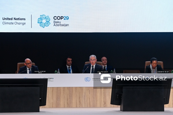 Bakıda  keçirilən COP29-un bağlanış plenar sessiyası