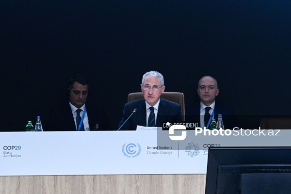 Bakıda  keçirilən COP29-un bağlanış plenar sessiyası