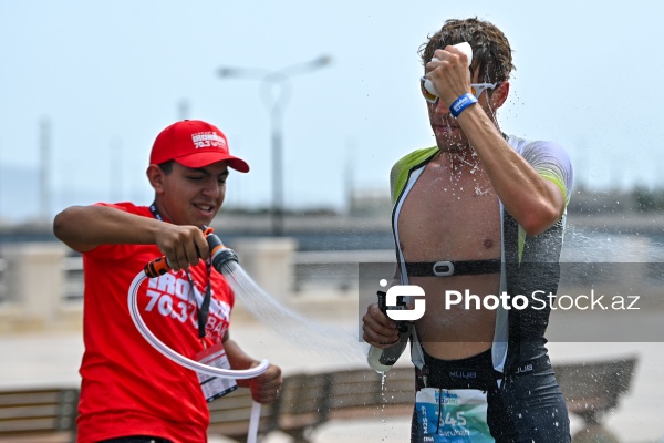 Bakıda keçirilən "IRONMAN 70.3" triatlon yarışı