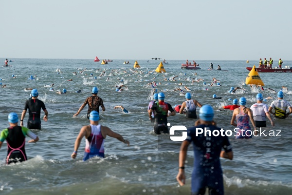 Bakıda keçirilən "IRONMAN 70.3" triatlon yarışı