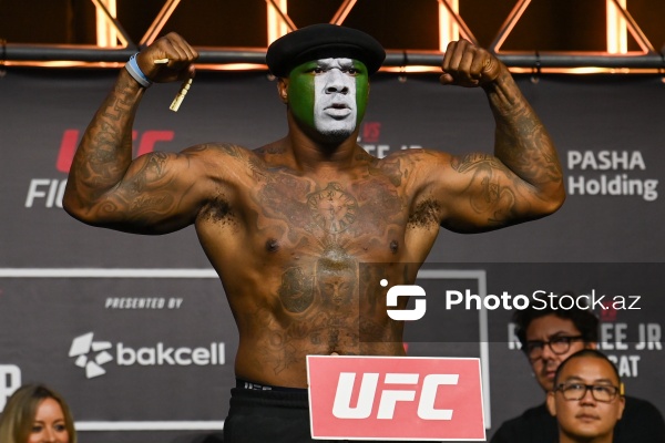 Bakıda keçiriləcək UFC turnirindən əvvəl döyüşçülər üz-üzə gəliblər