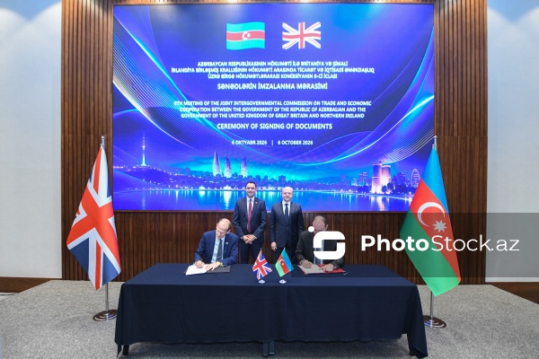 Bakıda keçirilən Azərbaycan-Böyük Britaniya Birgə Hökumətlərarası Komissiyanın iclası