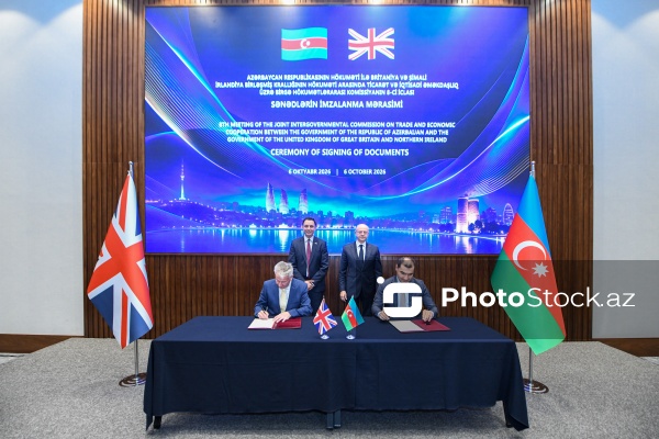 Bakıda keçirilən Azərbaycan-Böyük Britaniya Birgə Hökumətlərarası Komissiyanın iclası