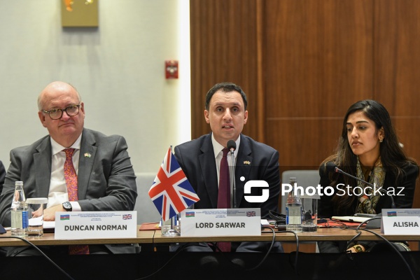 Bakıda keçirilən Azərbaycan-Böyük Britaniya Birgə Hökumətlərarası Komissiyanın iclası