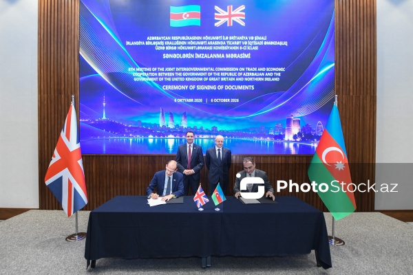 Bakıda keçirilən Azərbaycan-Böyük Britaniya Birgə Hökumətlərarası Komissiyanın iclası