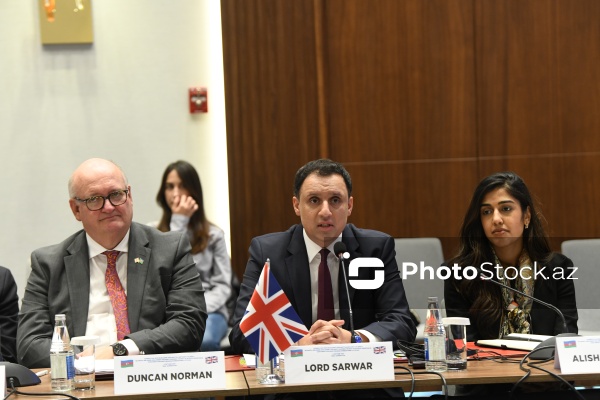 Bakıda keçirilən Azərbaycan-Böyük Britaniya Birgə Hökumətlərarası Komissiyanın iclası
