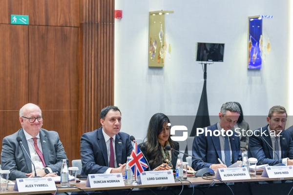 Bakıda keçirilən Azərbaycan-Böyük Britaniya Birgə Hökumətlərarası Komissiyanın iclası