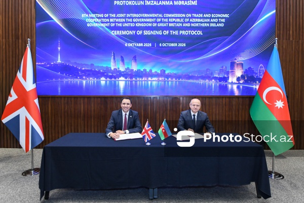 Bakıda keçirilən Azərbaycan-Böyük Britaniya Birgə Hökumətlərarası Komissiyanın iclası