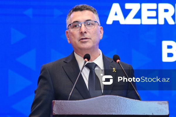 Gideon Saar - Azərbaycan-İsrail biznes forumunda