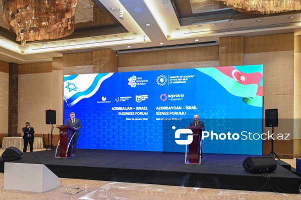 Bakıda keçirilən Azərbaycan-İsrail biznes forumu