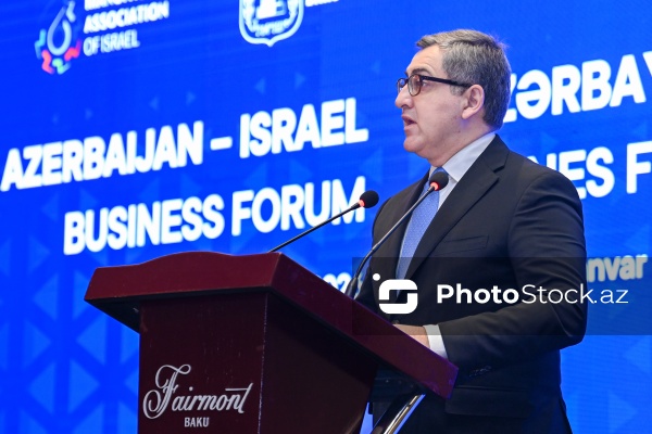 Yusif Abdullayev - Azərbaycan-İsrail biznes forumunda