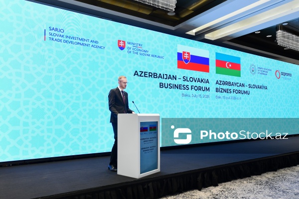 Daniel Ondruş - Azərbaycan - Slovakiya biznes forumunda