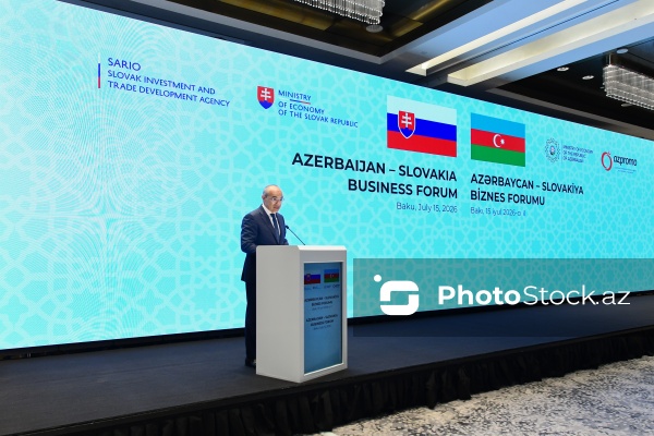 Bakıda keçirilən Azərbaycan - Slovakiya biznes forumu