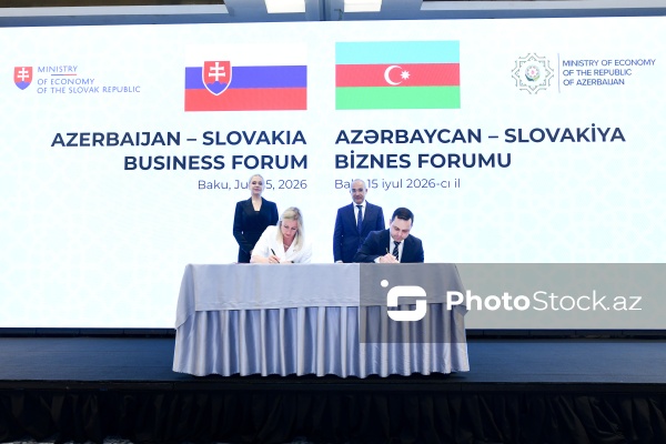 Bakıda keçirilən Azərbaycan - Slovakiya biznes forumu