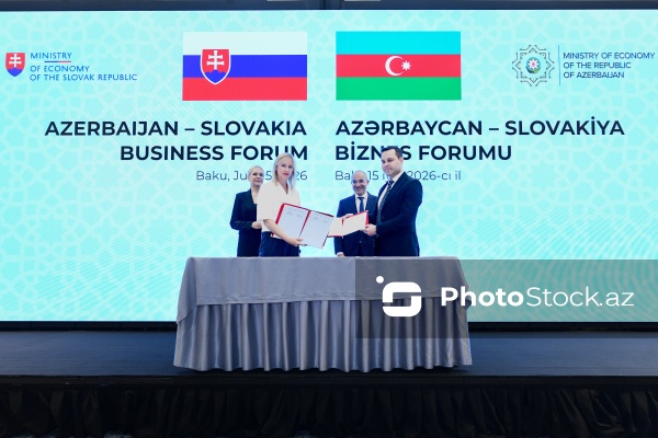 Bakıda keçirilən Azərbaycan - Slovakiya biznes forumu