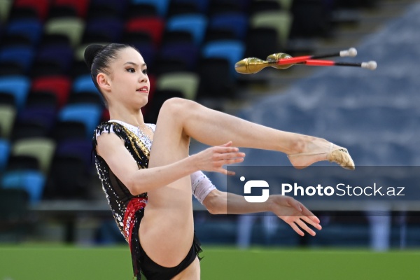 Akmaral Yerekeşeva - Bədii gimnastika üzrə Dünya kubokunda